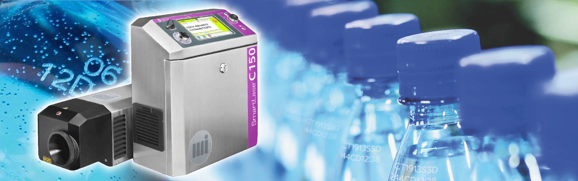 Установка и запуск лазерного маркиратора Markem-imaje 150 S на линии розлива прохладительных напитков